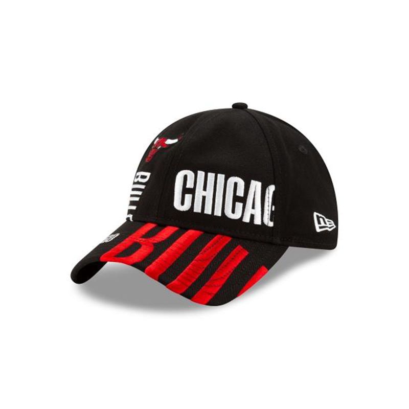 NBA Chicago Bulls Authentics Tip Off Series 9Twenty Adjustable (ZFW4045) - Black New Era Caps